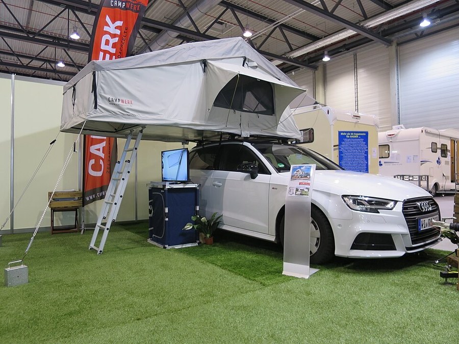 Tienda techo coche