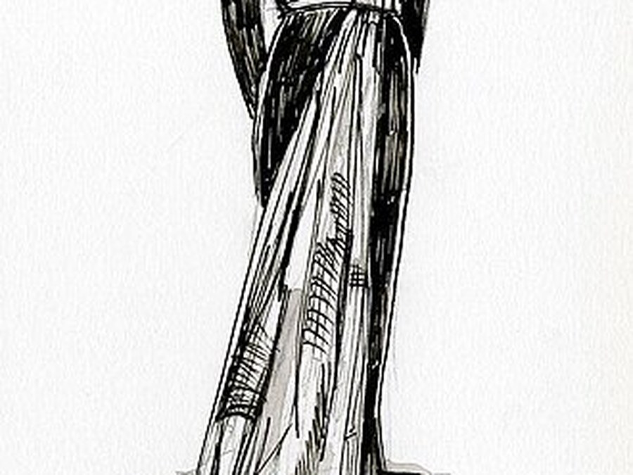 Vestido de noche largo